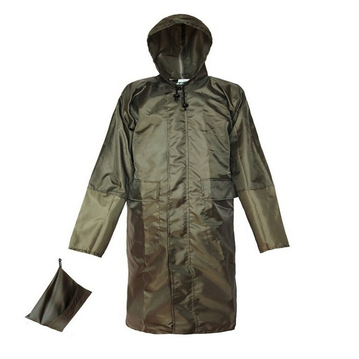 

Плащ влагозащитный.Raincoat.Oxford 240D,100% П/э,Цвет: Хаки,р-р52-54