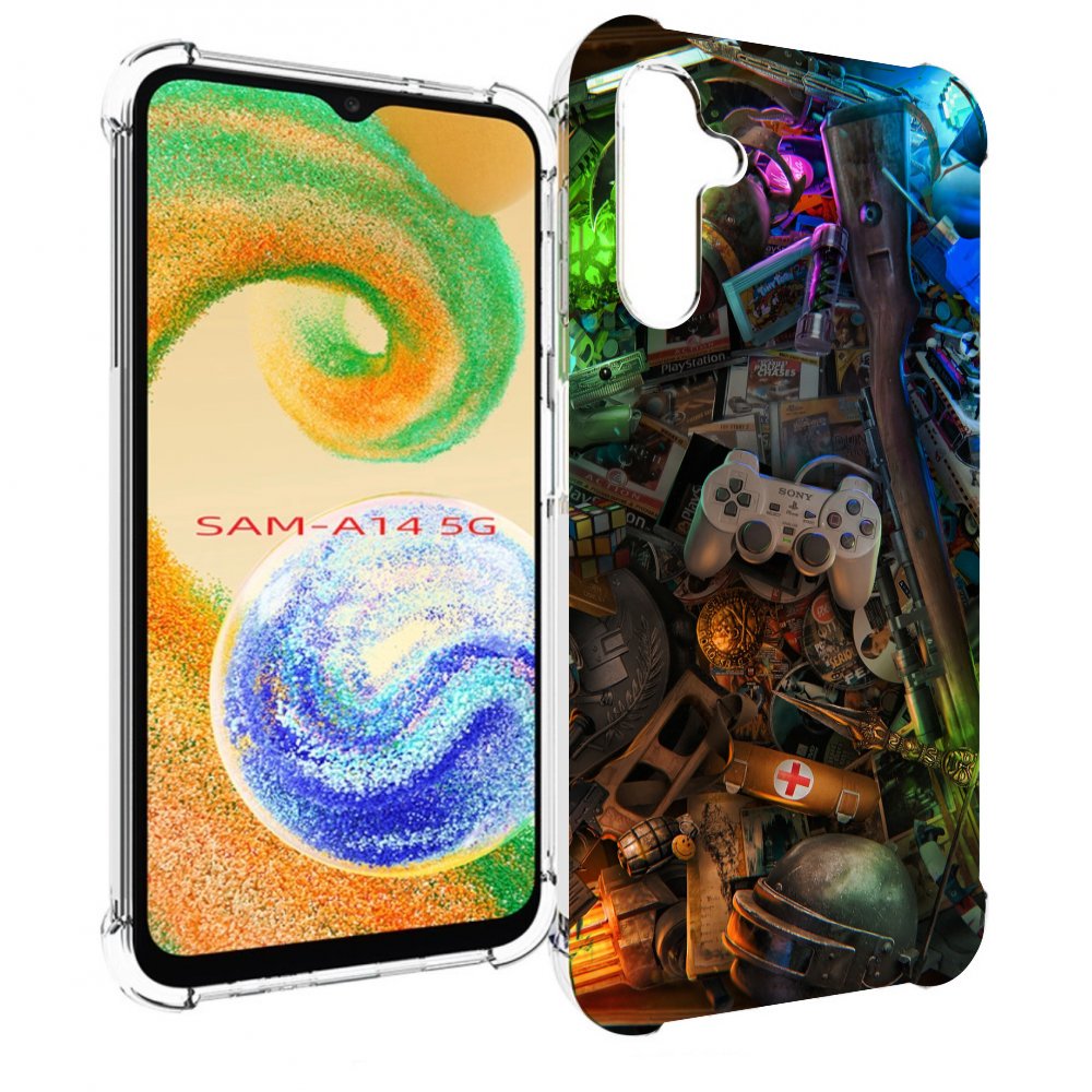 

Чехол MyPads JlaMBcPa6eM для Samsung Galaxy A14 5G, Прозрачный, Tocco