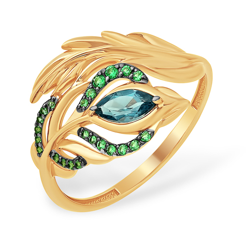 

Кольцо из золота р. 19 EFREMOV К19410968, фианит, К19410968