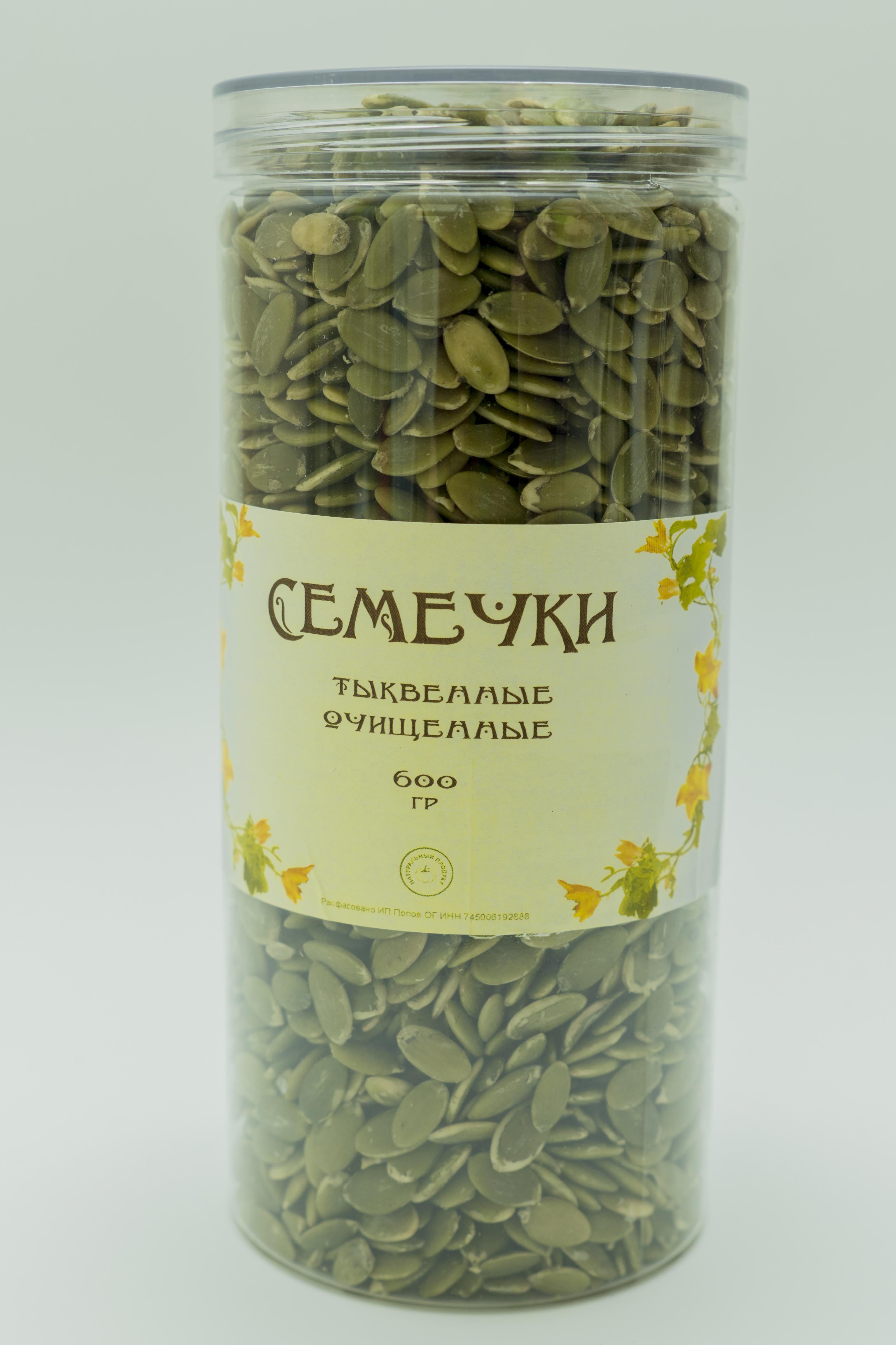 

Семечки тыквы очищенные, Мануфактура поповыхЪ, сырые 600 г