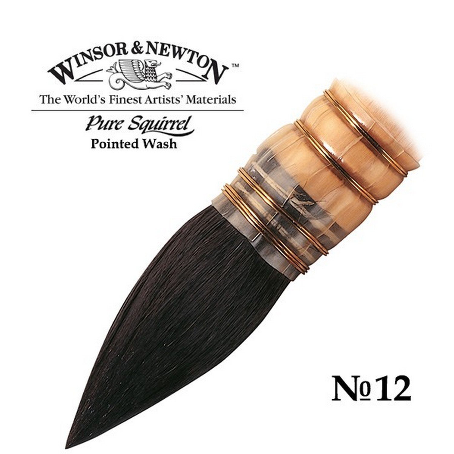 

Кисть Winsor&Newton Pure Squirrel, белка, №12, Бежевый