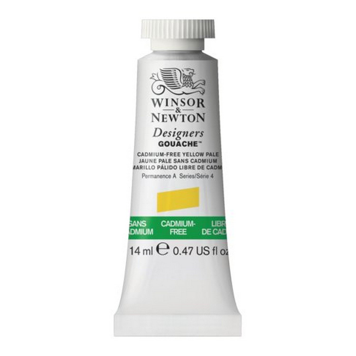 Гуашь W&N, 14 мл, Cadmium Free, цвет YELLOW PALE