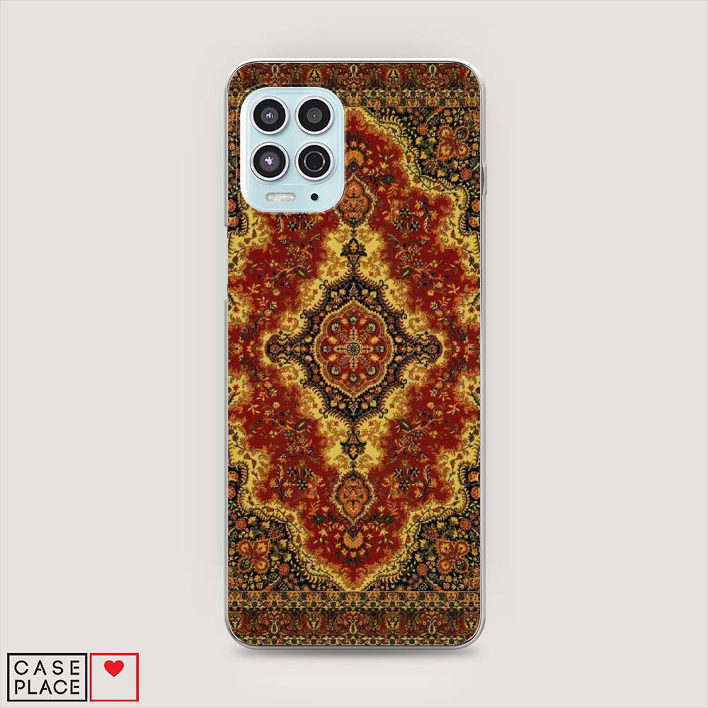 

Чехол на Motorola Moto G100 "Ковер", Коричневый;золотистый;красный, 241650-3