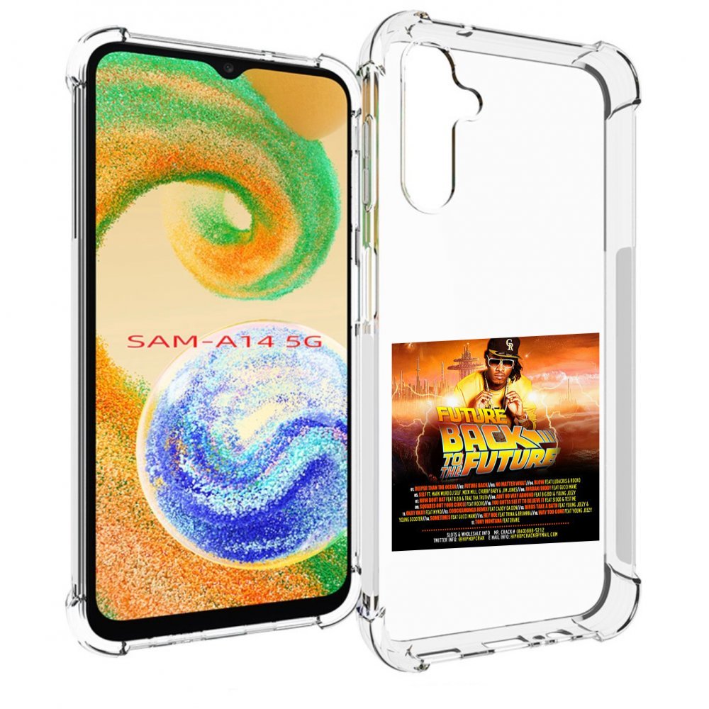 

Чехол Mypads Future - Back To The Future Для Samsung Galaxy A14 5G, Прозрачный, Tocco