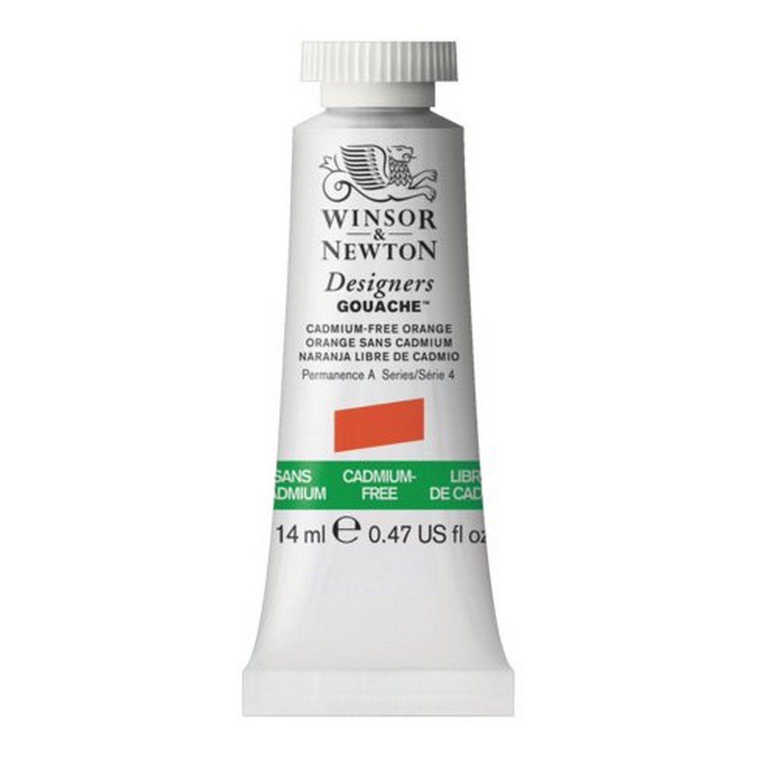 

Гуашь W&N, 14 мл, Cadmium Free, цвет ORANGE, Оранжевый