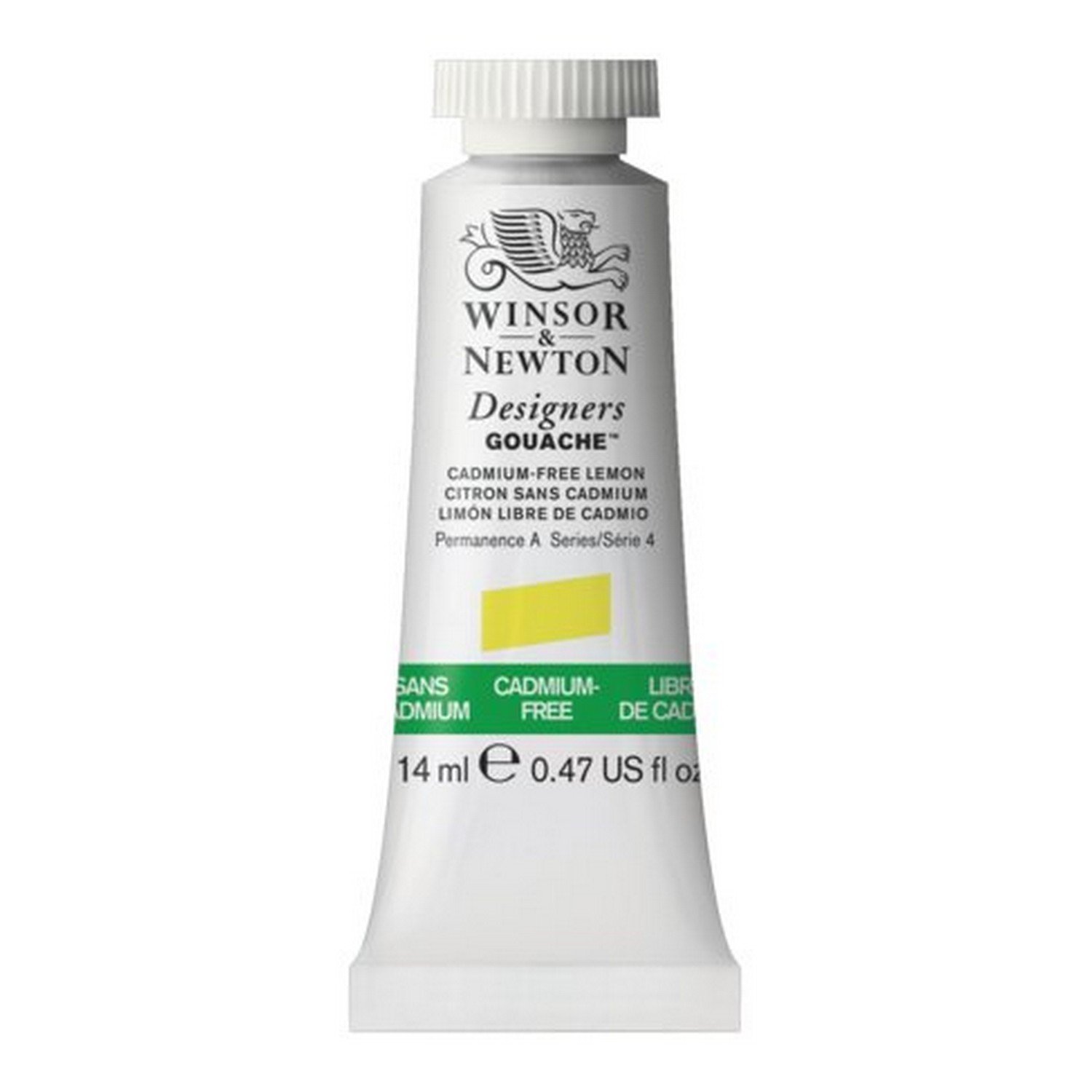 

Гуашь W&N, 14 мл, Cadmium Free, цвет LEMON, Желтый