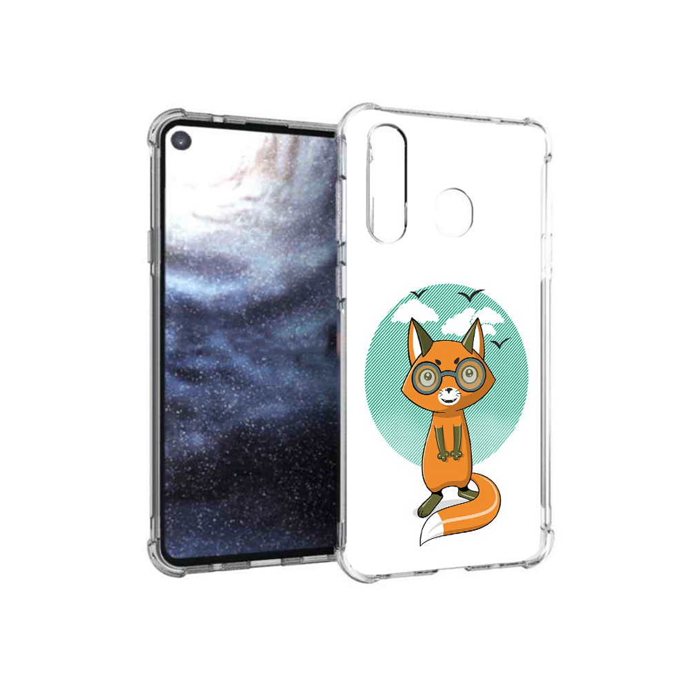 Чехол MyPads Tocco для Samsung Galaxy A8s задумчивая лиса (PT124633.501.348)