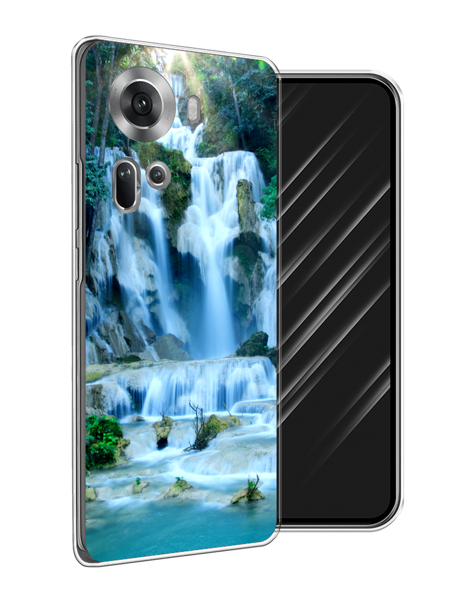 

Чехол Awog на Oppo Reno 11 (Global) "Водопад 8", Голубой;зеленый, 2515850-1