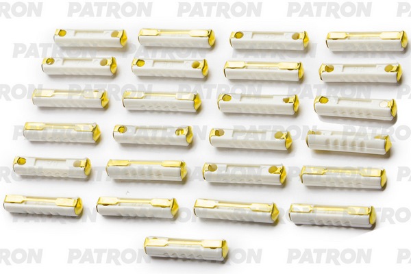 Предохранитель пласт.коробка 25шт GBC Fuse 8A белый 6x25mm PATRON PFS044