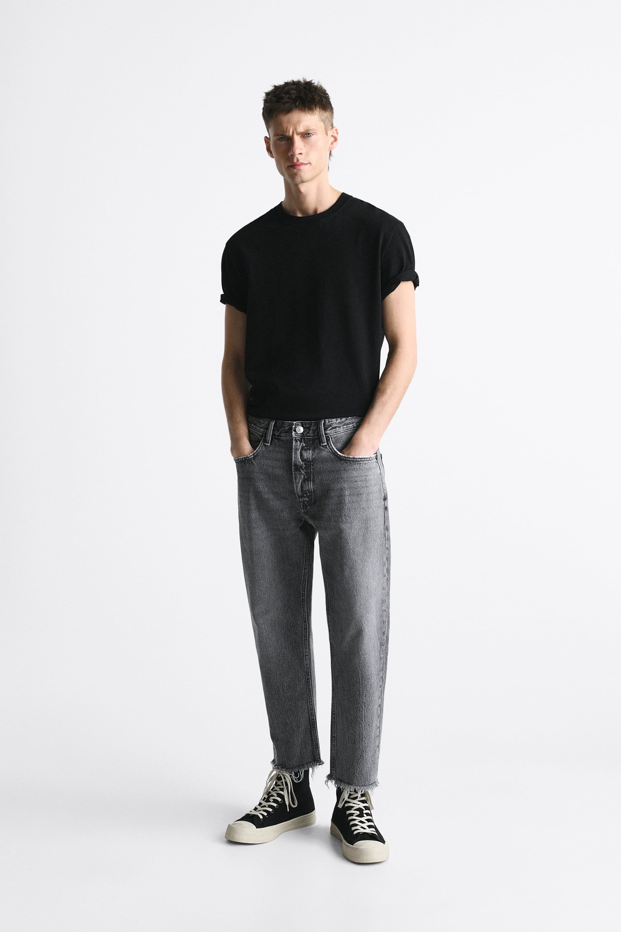 

Джинсы мужские ZARA 08062404 серые 44 RU (доставка из-за рубежа), 08062404