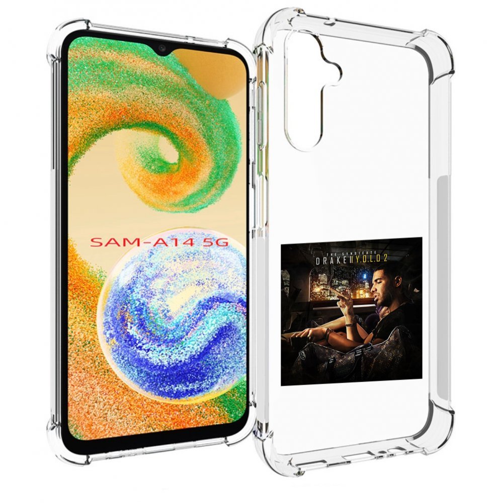 

Чехол MyPads Drake - You Only Live Once 2 для Samsung Galaxy A14 5G, Прозрачный, Tocco