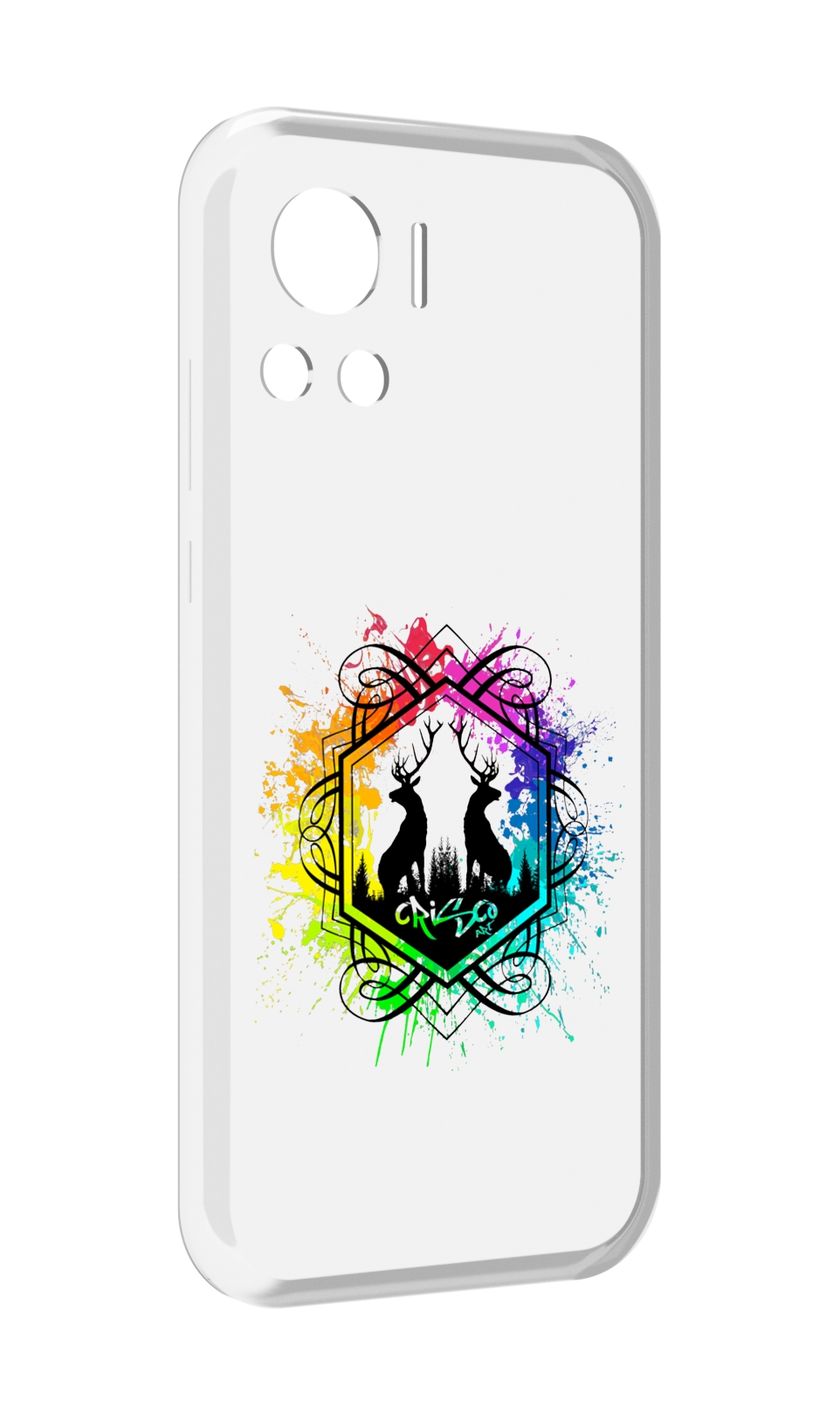 

Чехол MyPads арт-с-оленями для Motorola Edge 30 Ultra, Прозрачный, Tocco