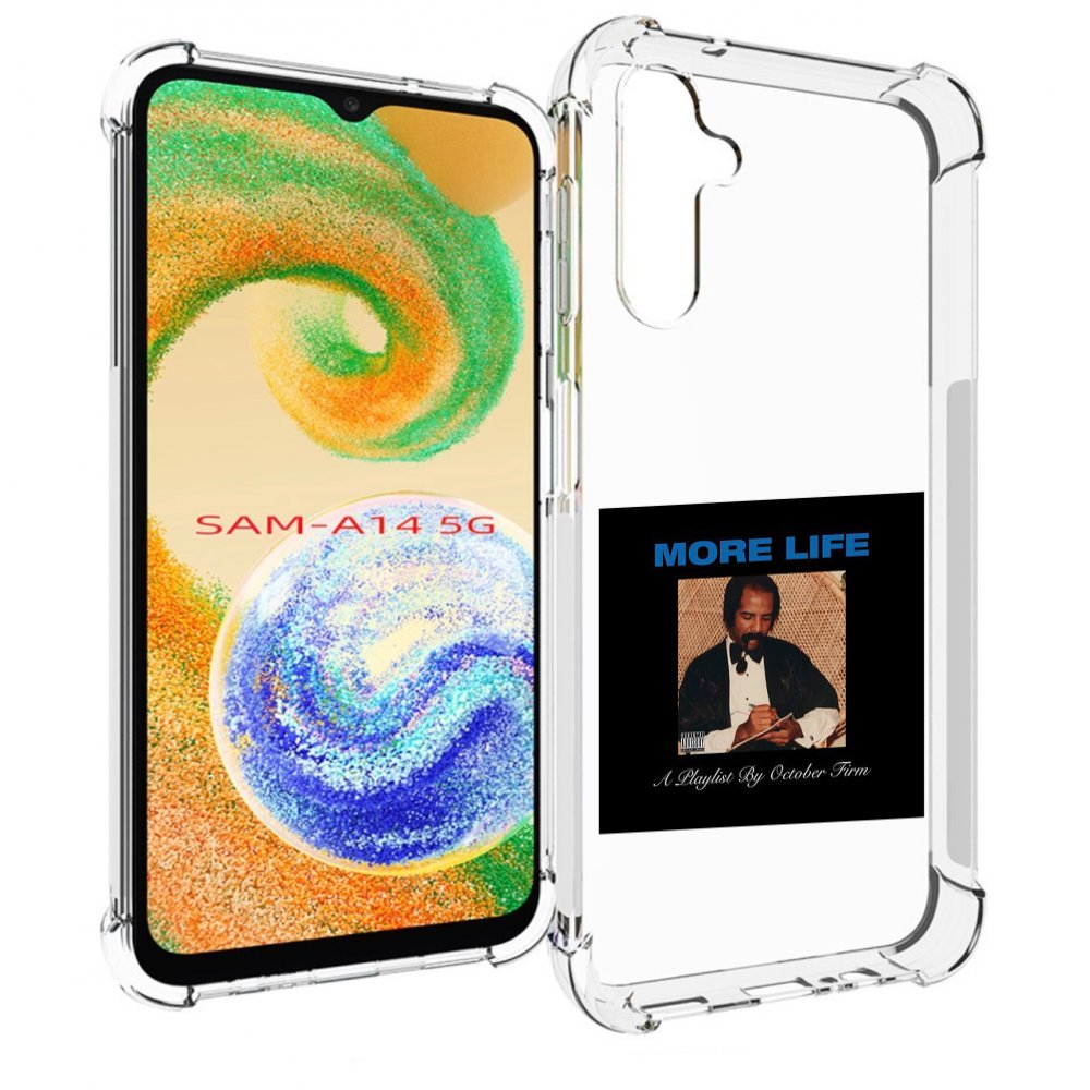 

Чехол MyPads Drake - More Life для Samsung Galaxy A14 5G, Прозрачный, Tocco