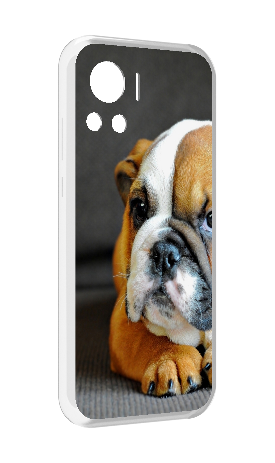 

Чехол MyPads англиискии бульдор для Motorola Edge 30 Ultra, Прозрачный, Tocco