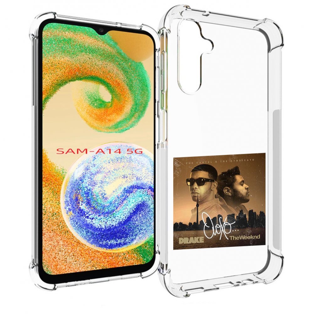 

Чехол MyPads Drake & The Weeknd - OVOXO для Samsung Galaxy A14 5G, Прозрачный, Tocco