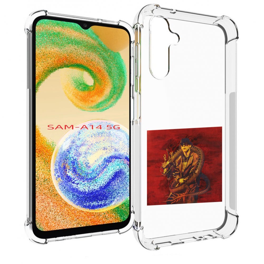

Чехол MyPads Dragonborn Big Baby Tape для Samsung Galaxy A14 5G, Прозрачный, Tocco