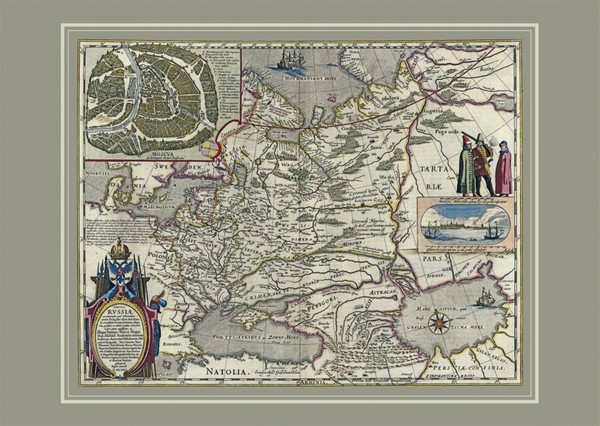 

Карта России Гесселя Герритса, 68х48 см