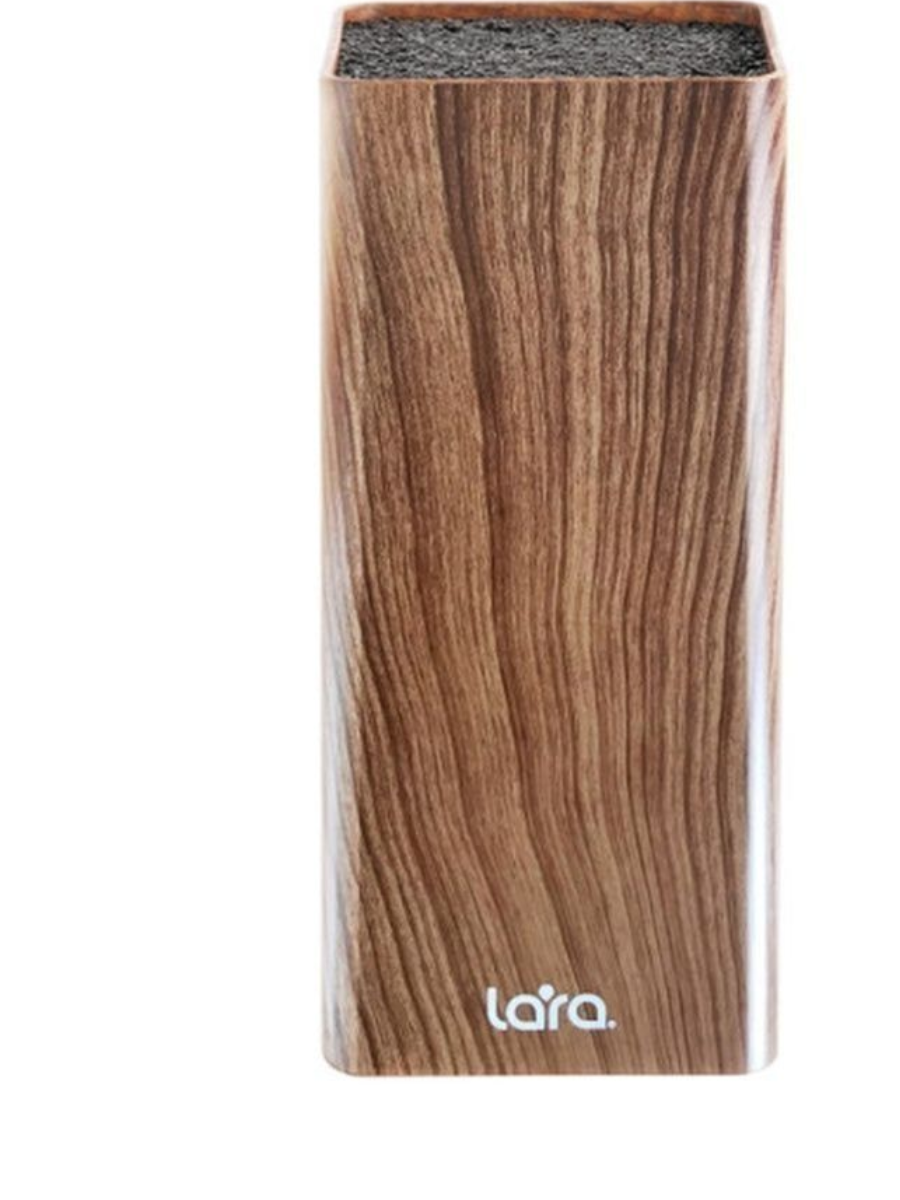 Подставка для ножей LR05-102 Wood квадрат Soft touch