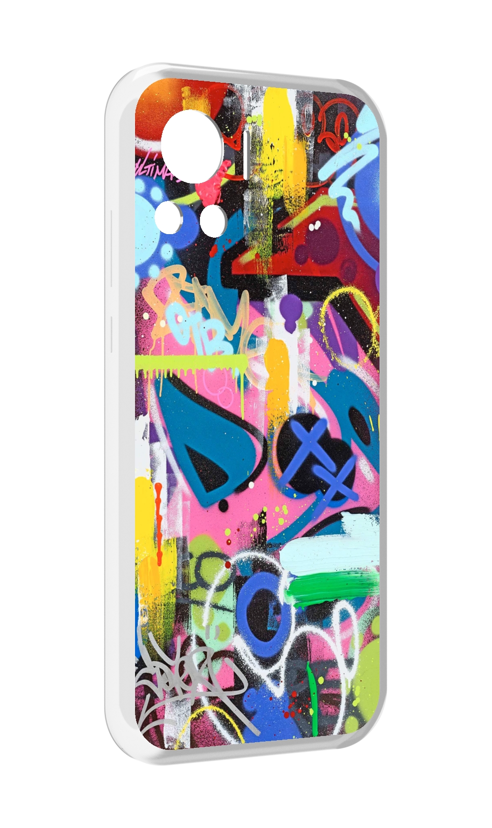 

Чехол MyPads абстракция-графити для Motorola Edge 30 Ultra, Прозрачный, Tocco