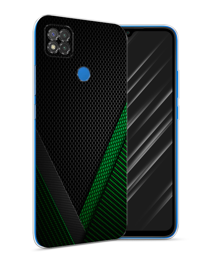 

Чехол Awog на Xiaomi Redmi 9C "Зеленый карбон", Разноцветный, 39050-3