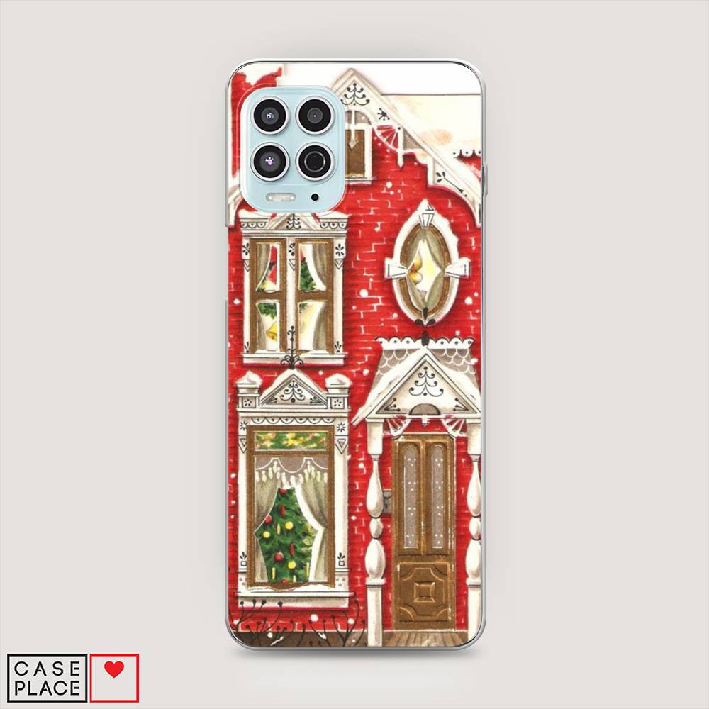 

Чехол на Motorola Moto G100 "Пряничный домик", Белый;красный;зеленый, 241650-5