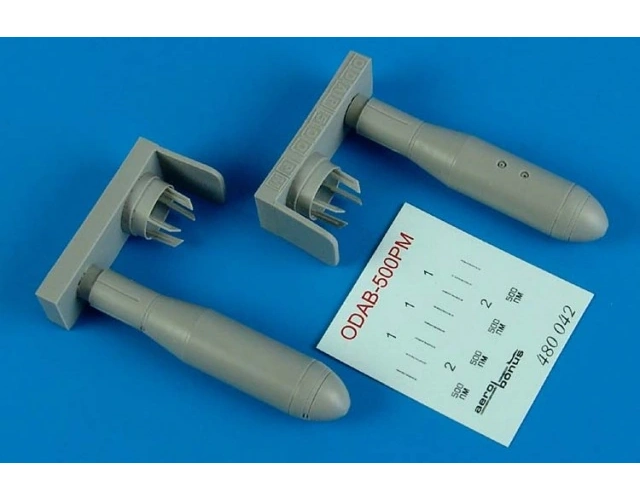 

Набор дополнений Aires 1/48 ODAB-500PM Russian fire bombs 480 042