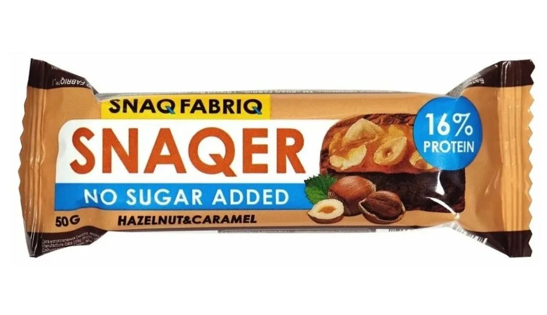 фото Snaq fabric snaqer батончик в шоколаде 50 г (коробка 30 шт) фундук и карамель snaq fabriq