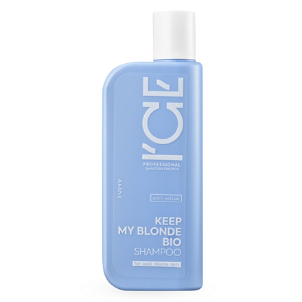 фото Шампунь ice professional keep my blonde anti-yellow, 250 мл ice professional by natura siberica