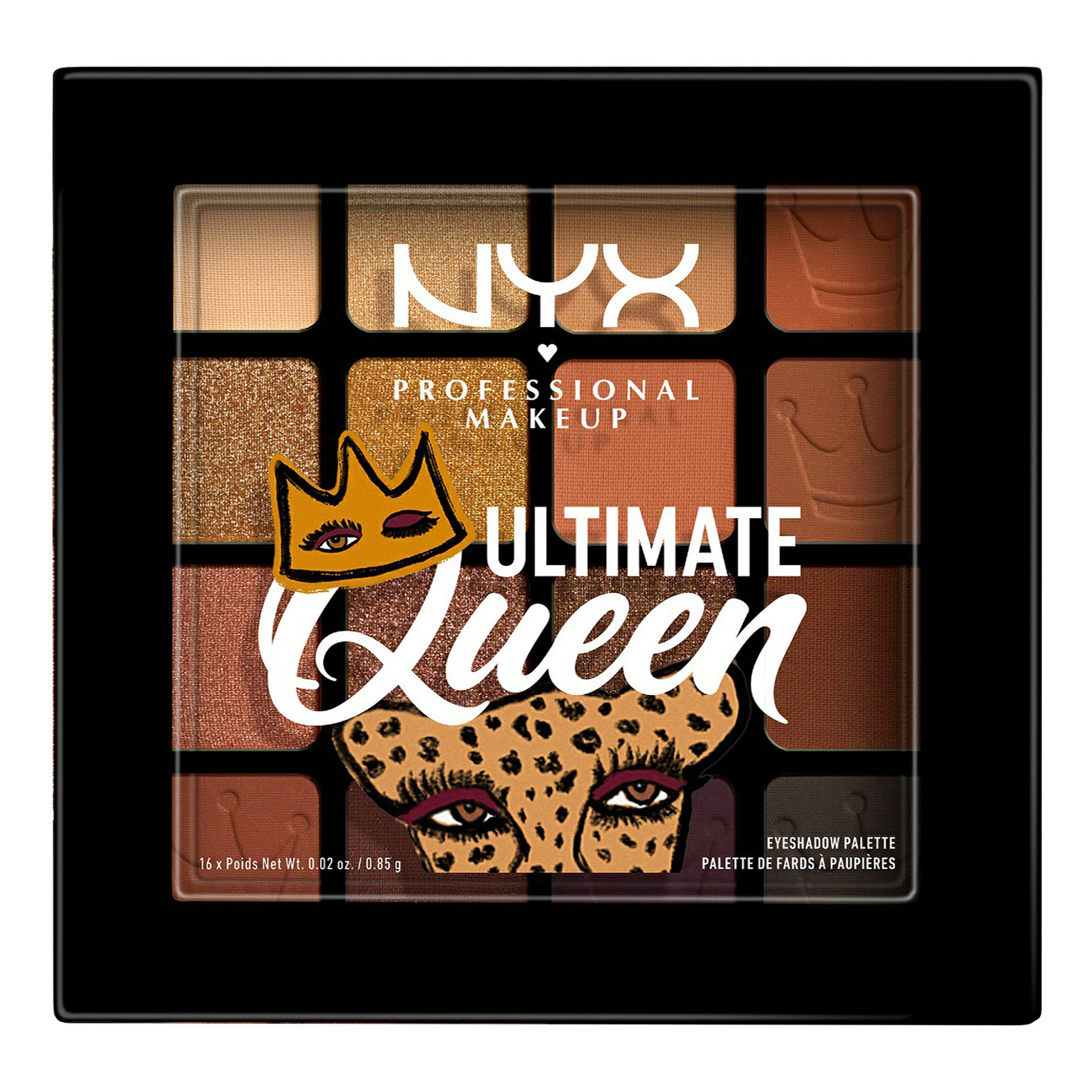 

Тени для век NYX Professional Make Up Ultimate Queen Shadow Palette x16 105 г