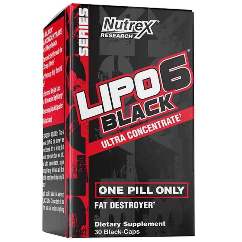 

Nutrex Lipo-6 Black Ultra Concentrate US 30 капсул, Nutrex Lipo-6 Black Ultra Concentrate US