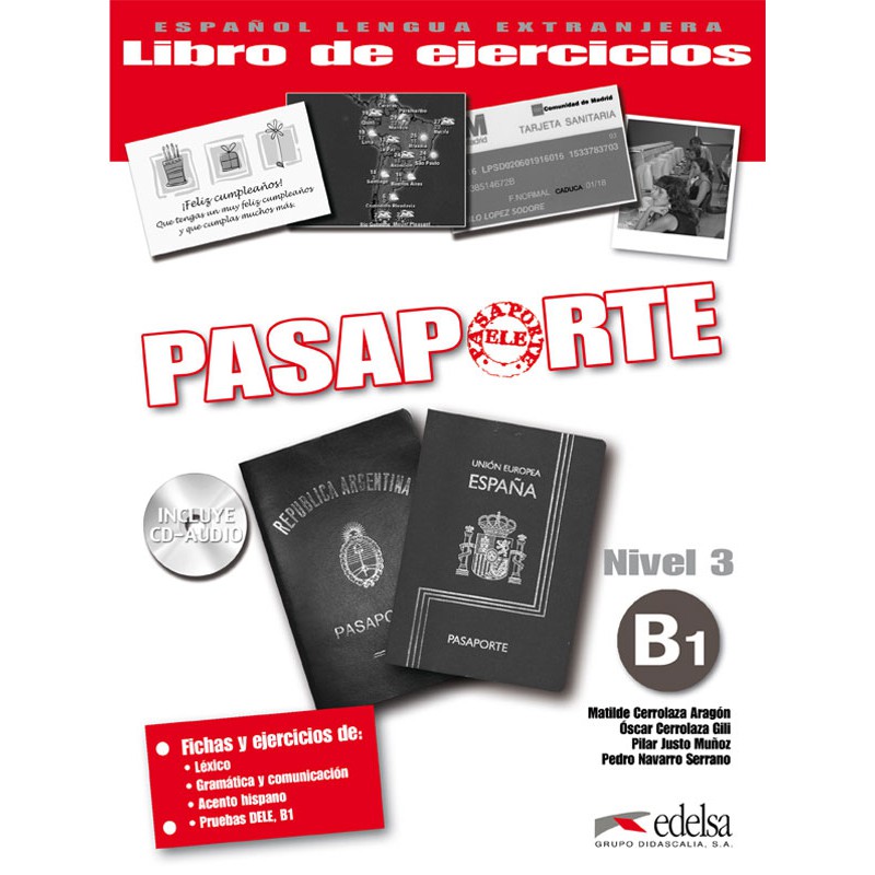 

Pasaporte ELE B1 Libro de Ejercicios + CD audio