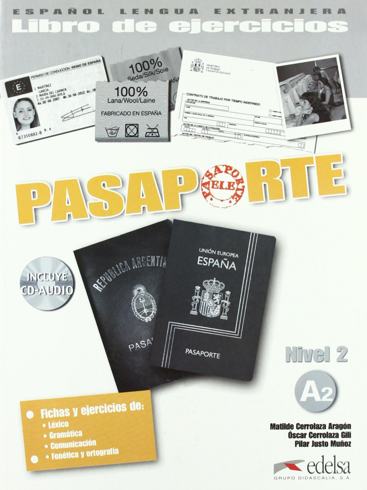 

Книга Pasaporte ELE A2 Libro de Ejercicios + CD audio