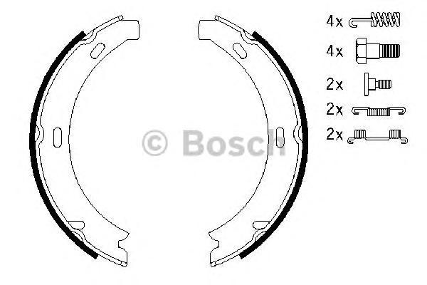 

Комплект тормозных колодок BOSCH 0986487584