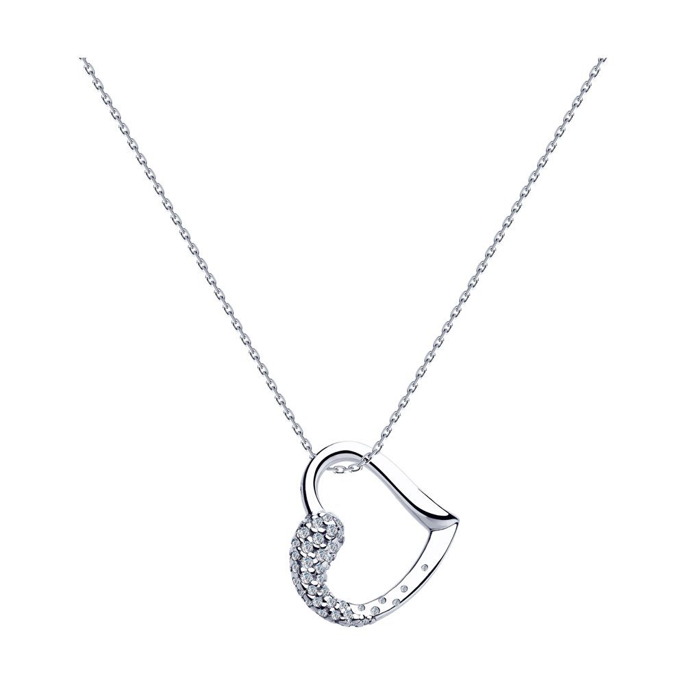 

Колье из серебра с фианитом 40 см SOKOLOV 94070249, 94070249