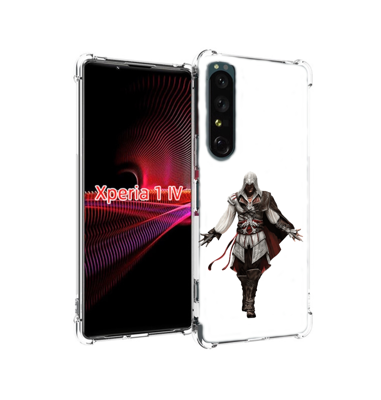 

Чехол накладка MyPads Assassin's-Creed мужской для Sony Xperia 1 IV, Прозрачный, Tocco