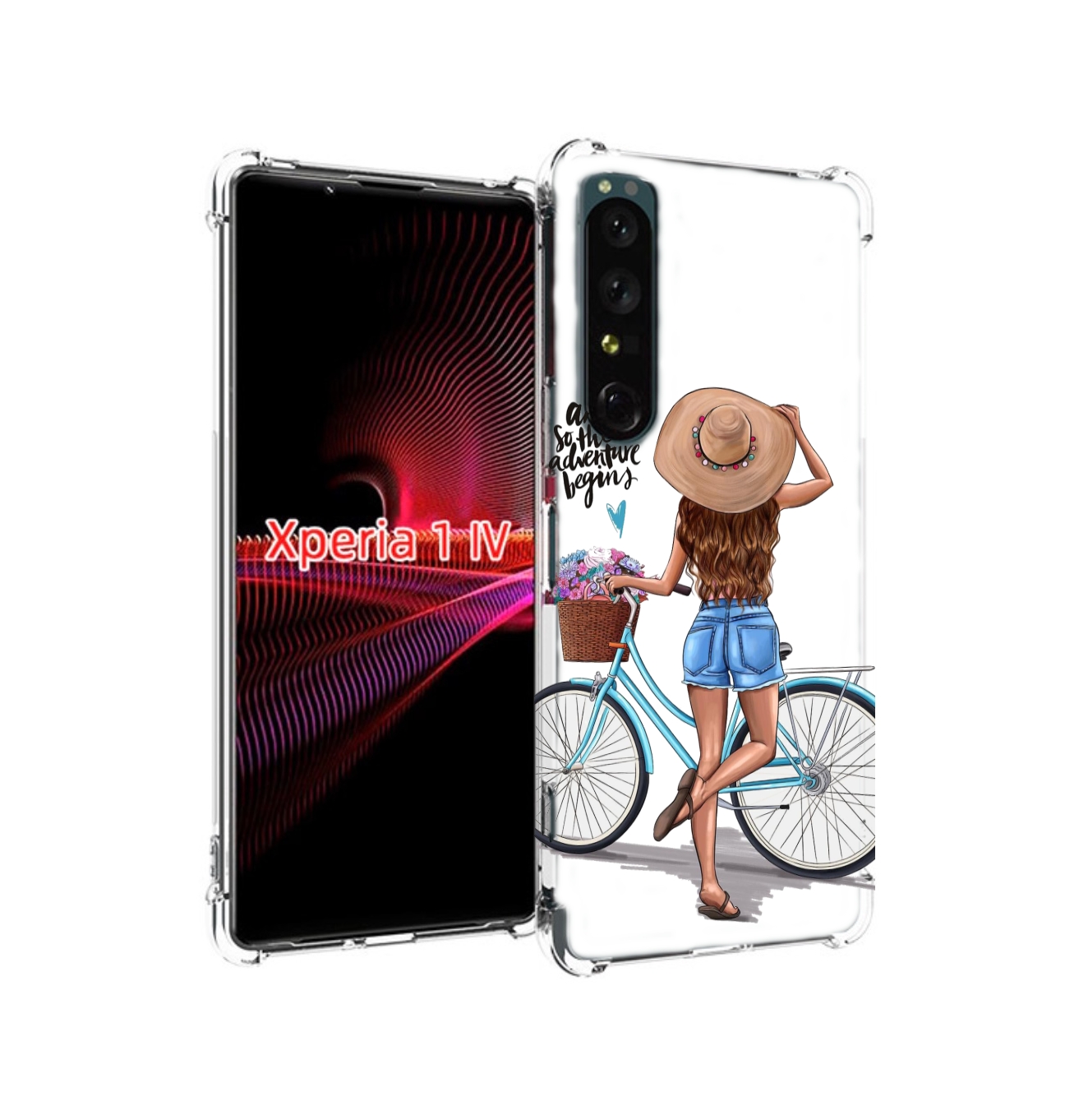 

Чехол накладка MyPads Adventure женский для Sony Xperia 1 IV, Прозрачный, Tocco