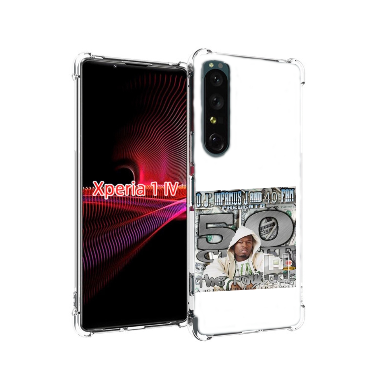 

Чехол накладка MyPads 50 Cent - The Payback для Sony Xperia 1 IV, Прозрачный, Tocco
