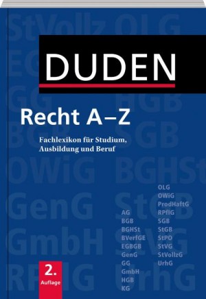 

Книга Duden Recht A-Z