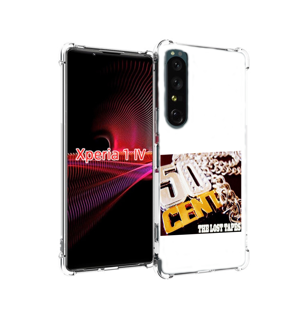 

Чехол накладка MyPads 50 Cent - The Lost Tapes для Sony Xperia 1 IV, Прозрачный, Tocco