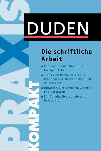 

Книга Duden Die schriftliche Arbeit