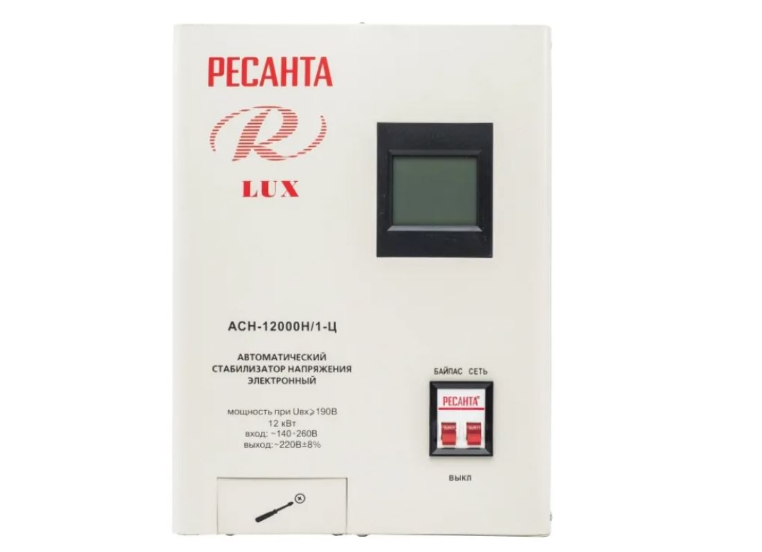 

Стабилизатор Ресанта Lux АСН-12 000 Н/1-Ц