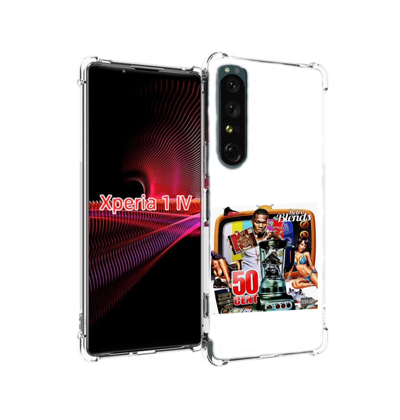 

Чехол накладка MyPads 50 Cent - Retro 50 Cent Blends для Sony Xperia 1 IV, Прозрачный, Tocco