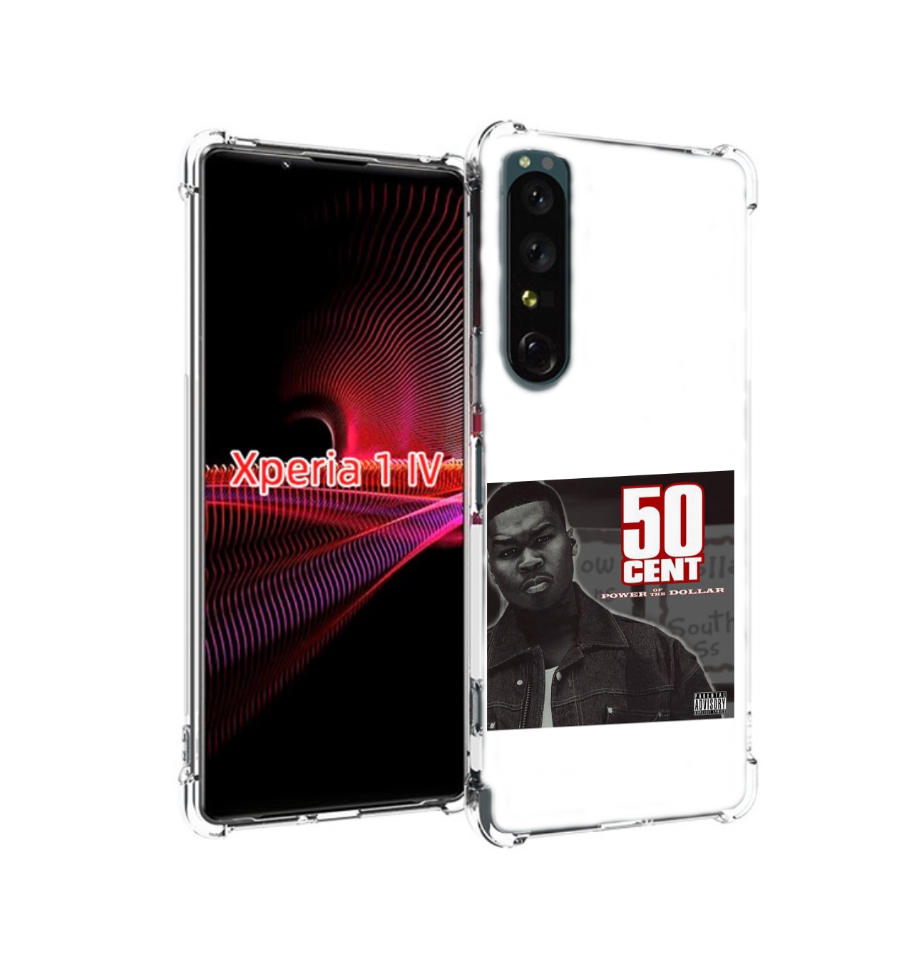

Чехол накладка MyPads 50 Cent - Power Of The Dollar для Sony Xperia 1 IV, Прозрачный, Tocco