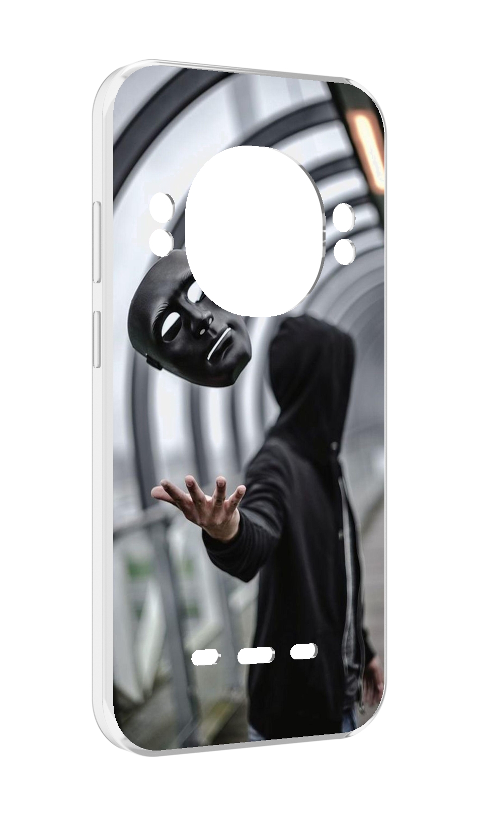 

Чехол Mypads Сними-Маску для Ulefone Power Armor 16 Pro, Прозрачный, Tocco