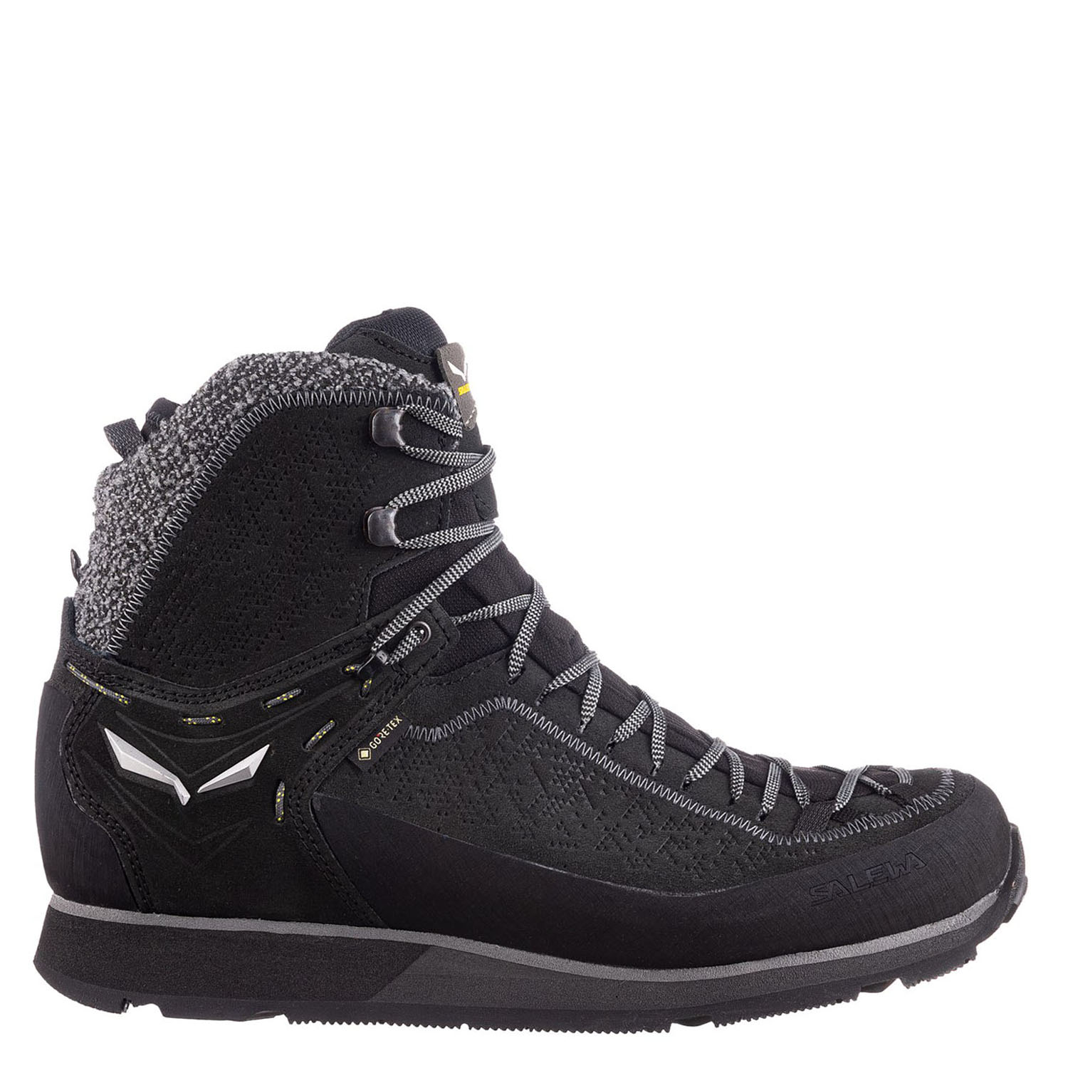 Ботинки Salewa Mountain Trainer 2 Winter Gore-Tex Men's Black/Black (Uk:12)