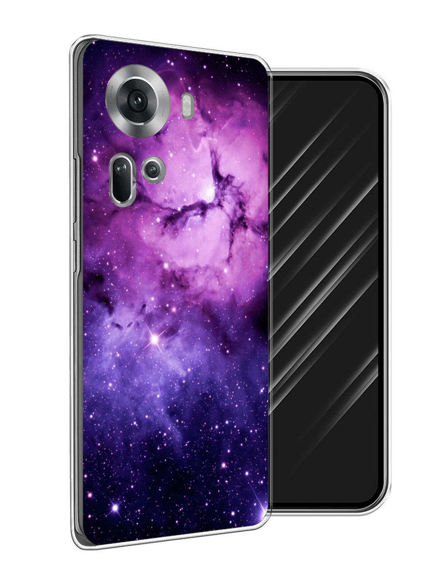

Чехол Awog на Oppo Reno 11 (Global) "Космос 18", Фиолетовый;черный;белый, 2515850-1