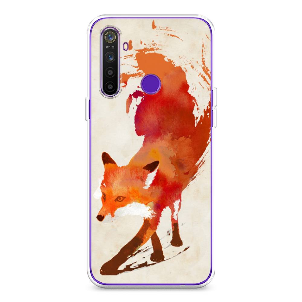 

Чехол Awog на Realme 5 "Лиса", Разноцветный, 251550-10