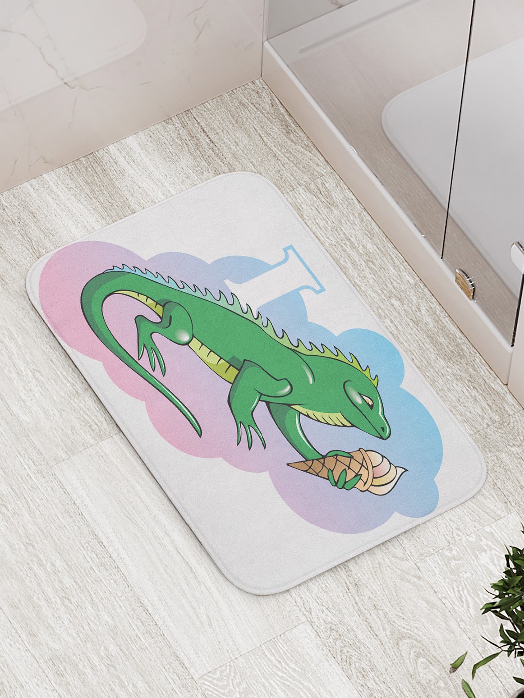 

Коврик противоскользящий для ванной, сауны, бассейна, 77х52 см bath_78804 JoyArty