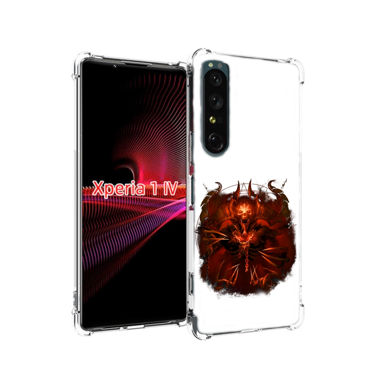 

Чехол накладка MyPads яркий демон для Sony Xperia 1 IV, Прозрачный, Tocco