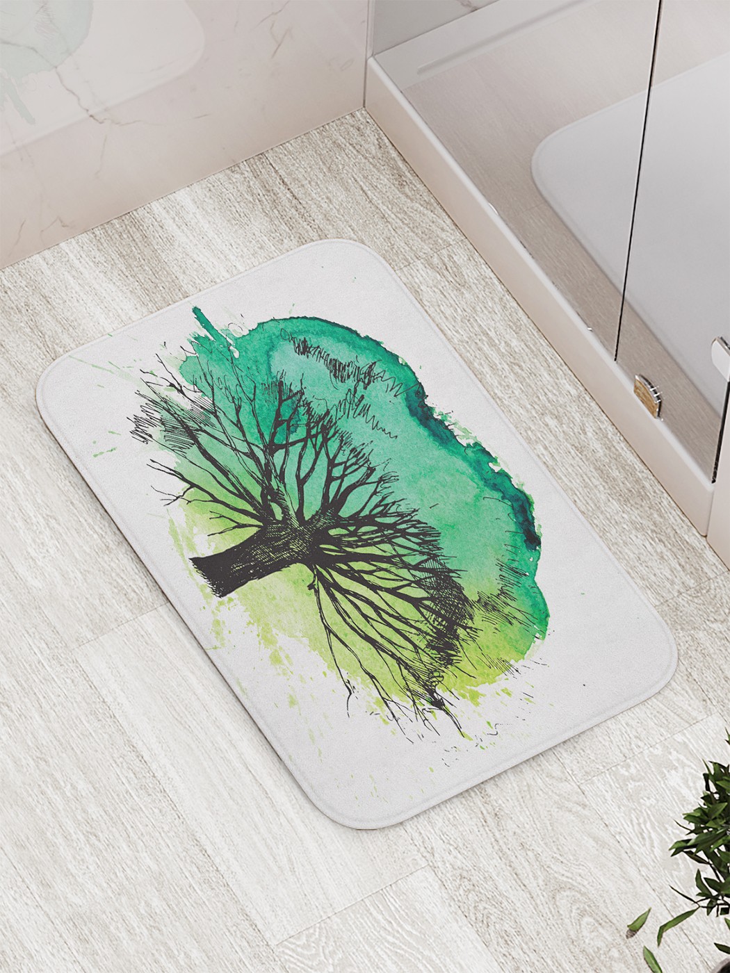 

Коврик противоскользящий для ванной, сауны, бассейна, 77х52 см bath_78535 JoyArty